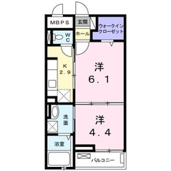 モリスコートの物件間取画像